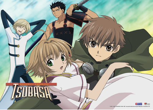 Tsubasa Syaoran Saving Sakura Wall Scroll, an officially licensed product in our Tsubasa Wall Scroll Posters department.