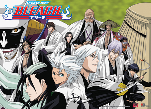 Bleach 13 Group Captains Wall Scroll, an officially licensed Bleach product at B.A. Toys.