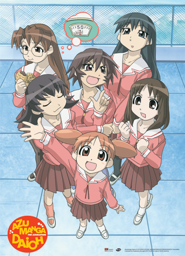 Azumanga Daioh School Wall Scroll, an officially licensed Azumanga product at B.A. Toys.