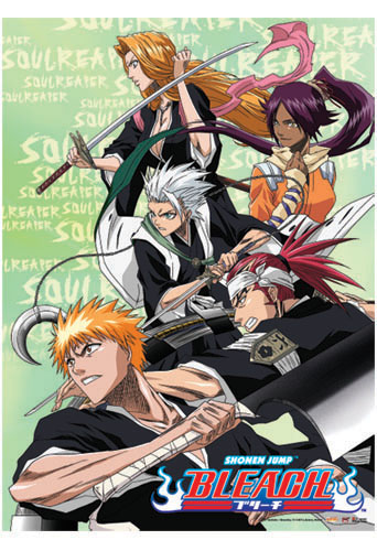 Bleach Soul Reaper Wall Scroll, an officially licensed Bleach product at B.A. Toys.