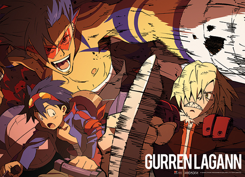 Gurran Lagann Simon & Kamina Vs. Viral Wall Scroll, an officially licensed product in our Gurren Lagann Wall Scroll Posters department.